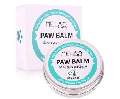 60g Pet Paw Balm - Dog or Cat Natural Organic Nose Soother Wax Ointment Cream