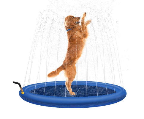 100cm Pet Sprinkler Water Splash Pad Dog/Cat Cooling Pond/Outdoor Toy