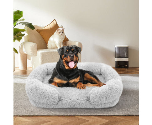 Dog Pet Warm Soft Plush Nest Comfy Kennel Sleeping Calming Bed Memory Foam XXL