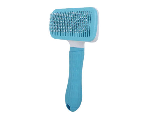 Pawfriends Pet Dog Cat Grooming Comb Brush Tool Gently Removes Loose Knots Mats Blue