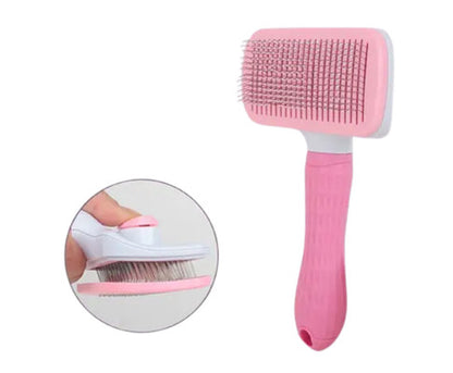 Pawfriends Pet Dog Cat Grooming Comb Brush Tool Gently Removes Loose Knots Mats Blue