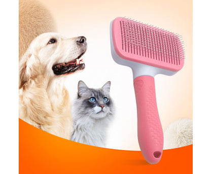 Pawfriends Pet Dog Cat Grooming Comb Brush Tool Gently Removes Loose Knots Mats Blue