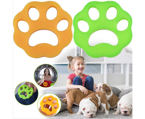 2Pcs Pet Hair Remover Floating Fur Catcher Laundry Lint Dog Cat Washing Machine