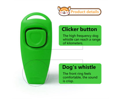 Pawfriends 1PC Dog Training Whistle Pet Clicker Pet Dog Trainer Assistive Guide Dog Aid