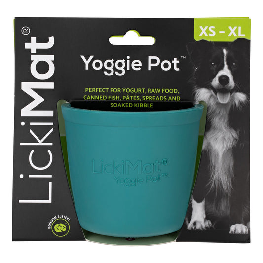 Lickimat Yoggie Pot Slow Feeder Dog Bowl