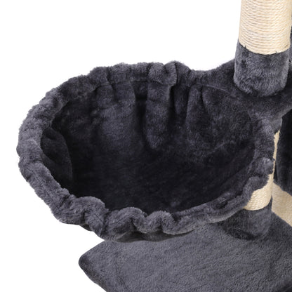 i.Pet Cat Tree 120cm Tower Scratching Post Scratcher Wood Condo House Bed Toys