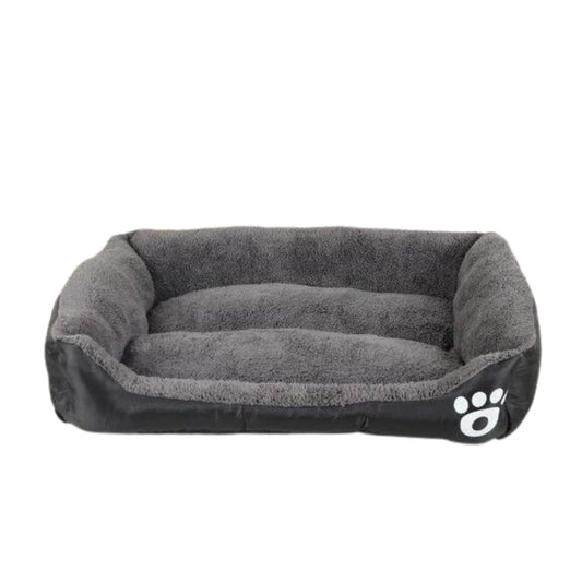 FLOOFI Pet Bed Square L Size (Black+Dark Grey) FI-PB-304-XL