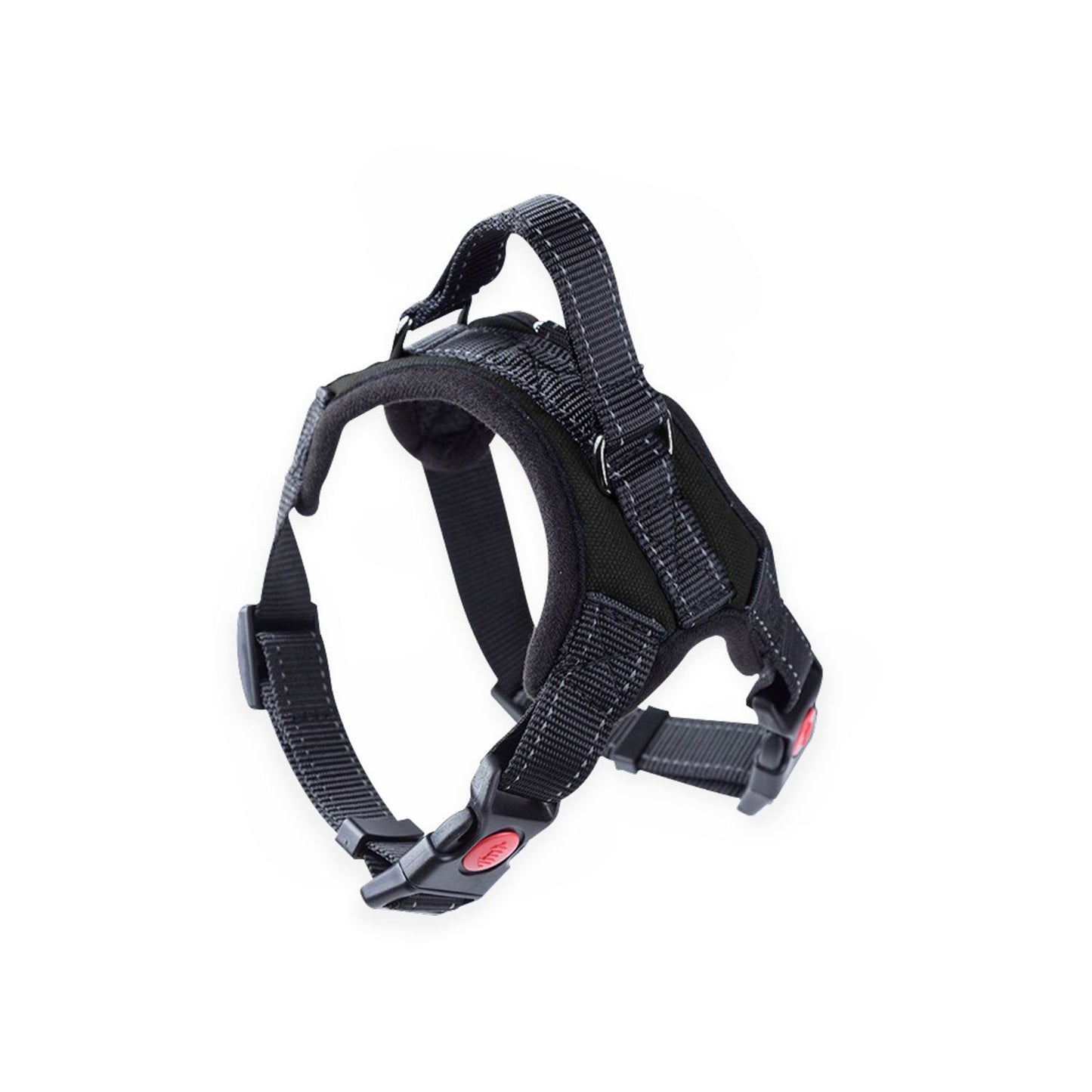 FLOOFI Dog Harness XXL Size (Black) FI-PC-165-XL