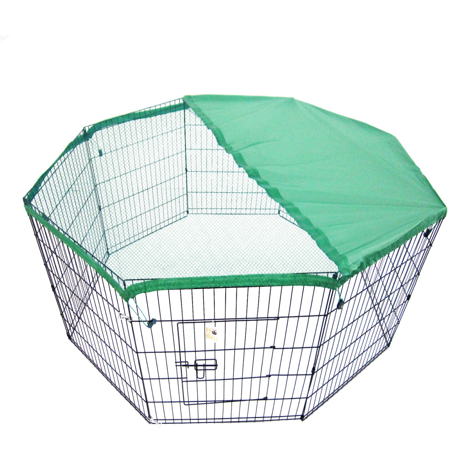 Paw Mate Pet Playpen 8 Panel 36in Foldable Dog Cage + Cover