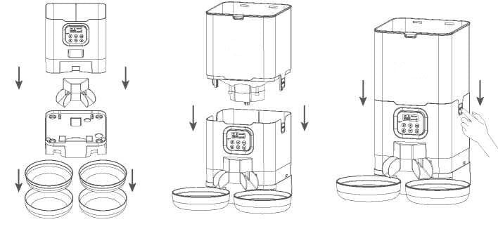 YES4PETS 6L Automatic Digital Pet Dog Cat Feeder Double Food Bowl Dispenser