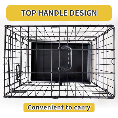 36 Pet Dog Cage Kennel Metal Crate Enlarged Thickened Reinforced Pet Dog House"