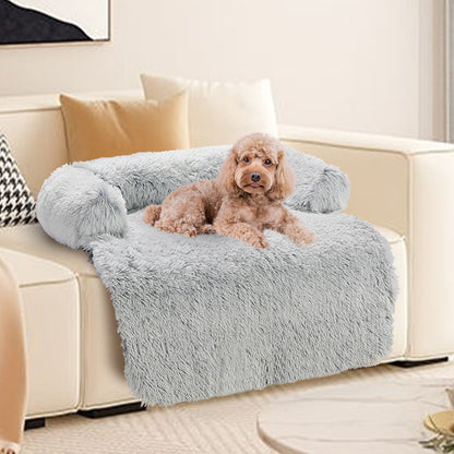 Pet Sofa Bed Dog Cat Calming Waterproof Sofa Cover Protector Slipcovers L