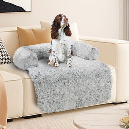 Pet Sofa Bed Dog Cat Calming Waterproof Sofa Cover Protector Slipcovers L