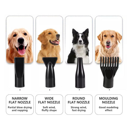 Pawfriends Dog Cat Hair Dryer Grooming Blow Speed 2000W Pet Hairdryer Blower Heater Blaster