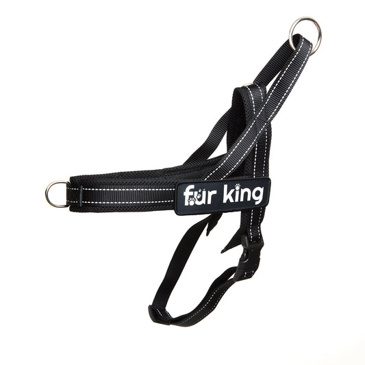 Fur King Signature Quick Fit Harness Large Black