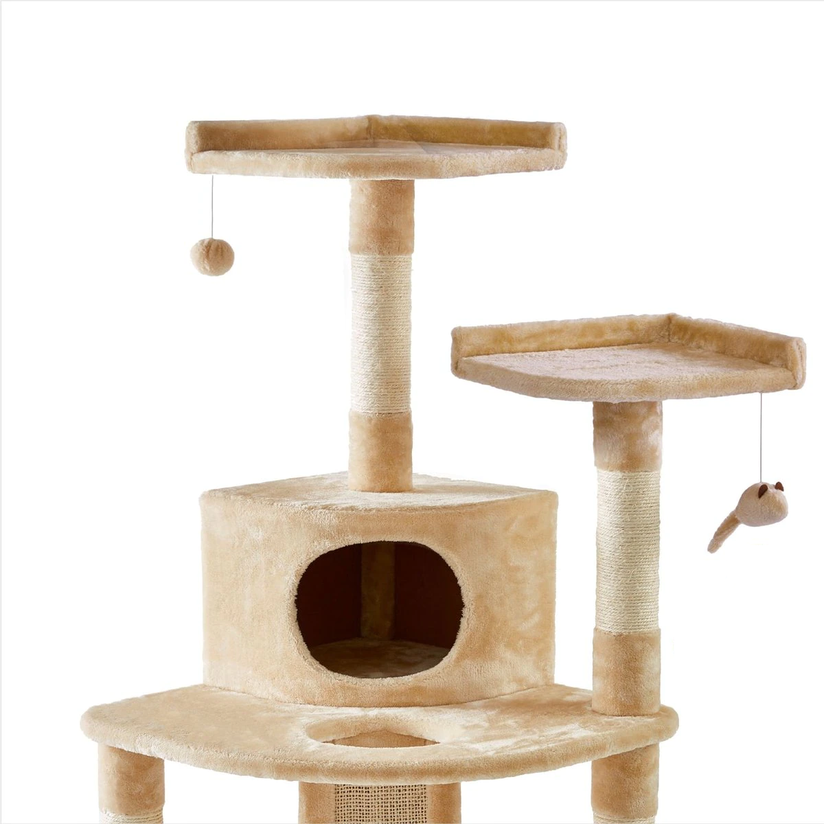 Petwiz 132cm Mimi Cat Scratching Post Condo Tree