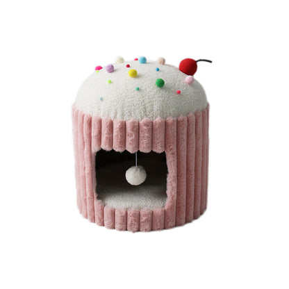 CATIO Pink Cupcake Cat House