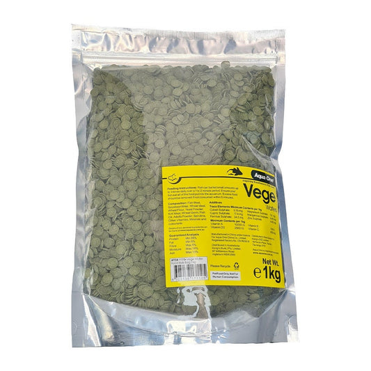 Aqua One Vege Algae Wafers Fish Food 1kg