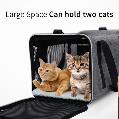 Ondoing Foldable Pet Carrier Bag Cat Dog Soft Crate Cage Kennel Tent Travel Portable Car